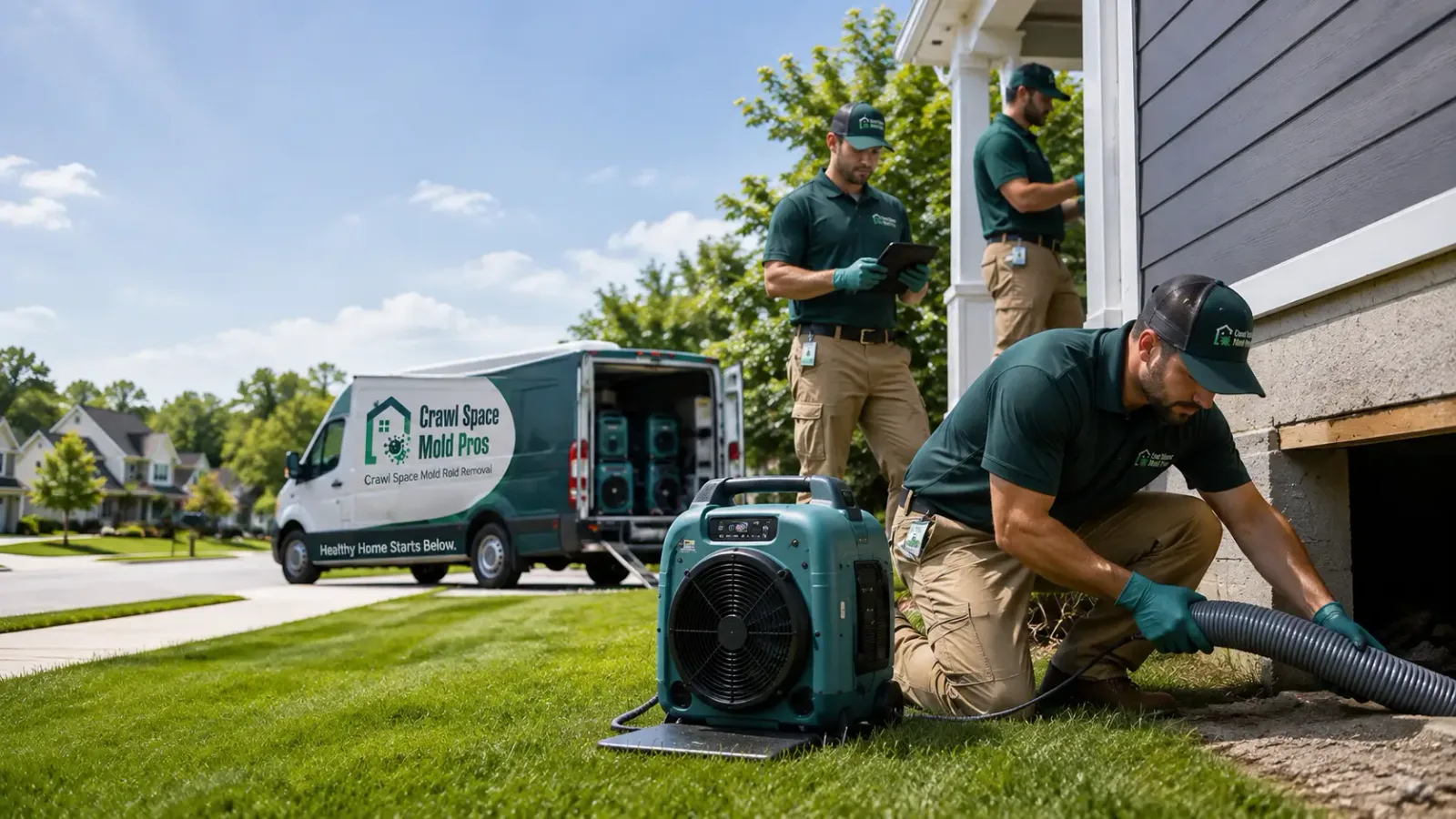 Crawl Space Mold Removal in Raymond, MT